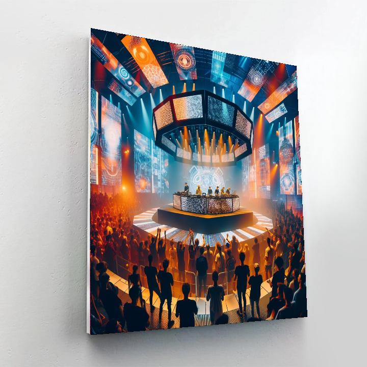 Sonar Festival Paint By Numbers Art