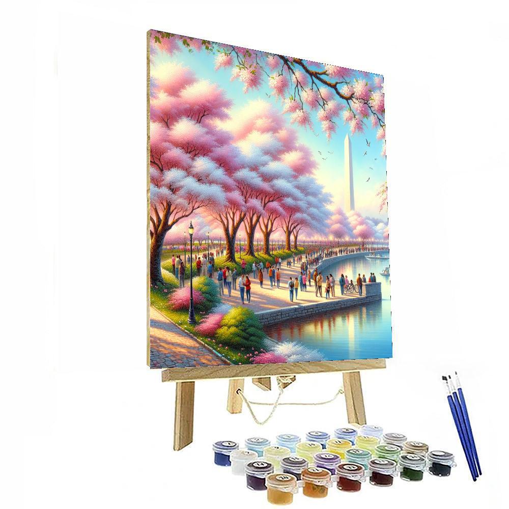 Cherry Blossom Festival - United States Paint By Numbers