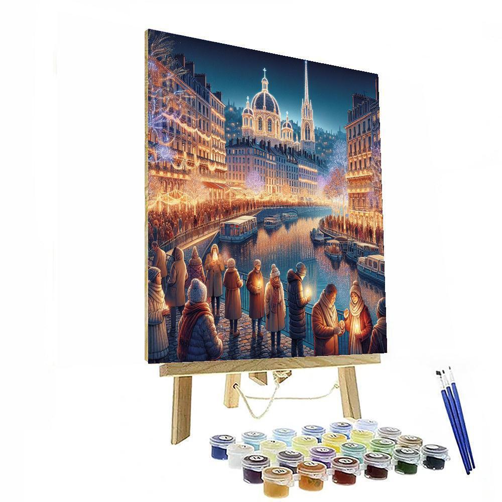 Festival Of The Lights - Lyon, France Paint By Numbers Kits