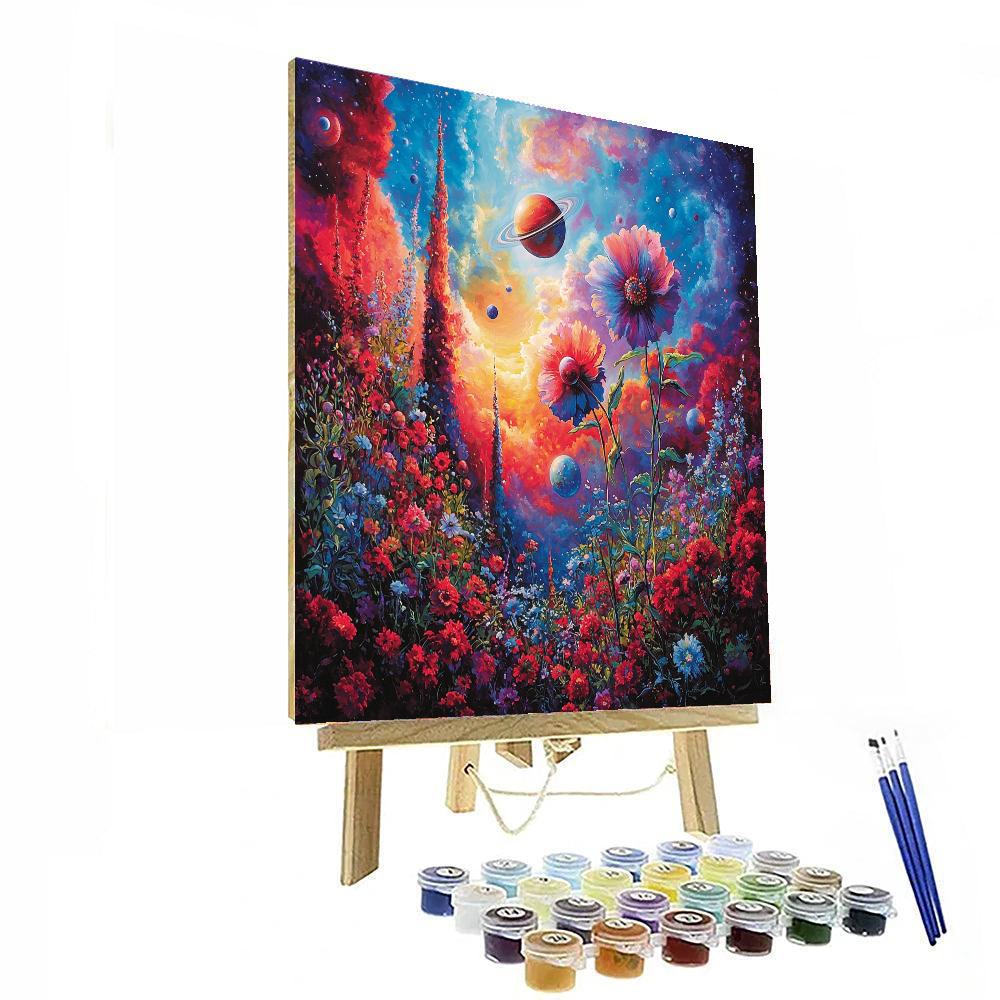 Salvador Dali Inspired Galactic Gardens  Paint By Numbers Kits