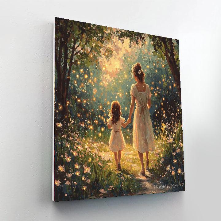 A Mother's Guiding Light Numbered Painting Kits