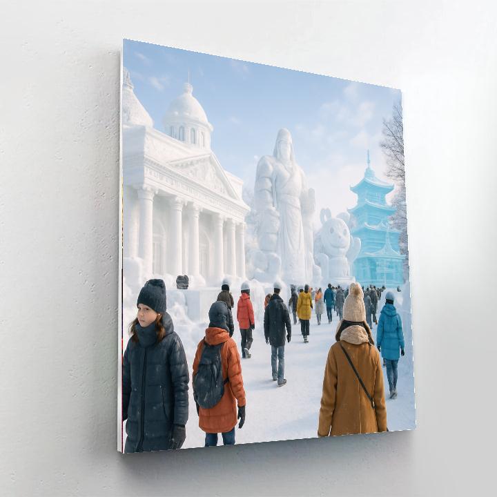 Snow And Ice Festival - Sapporo, Japan DIY Paint By Numbers