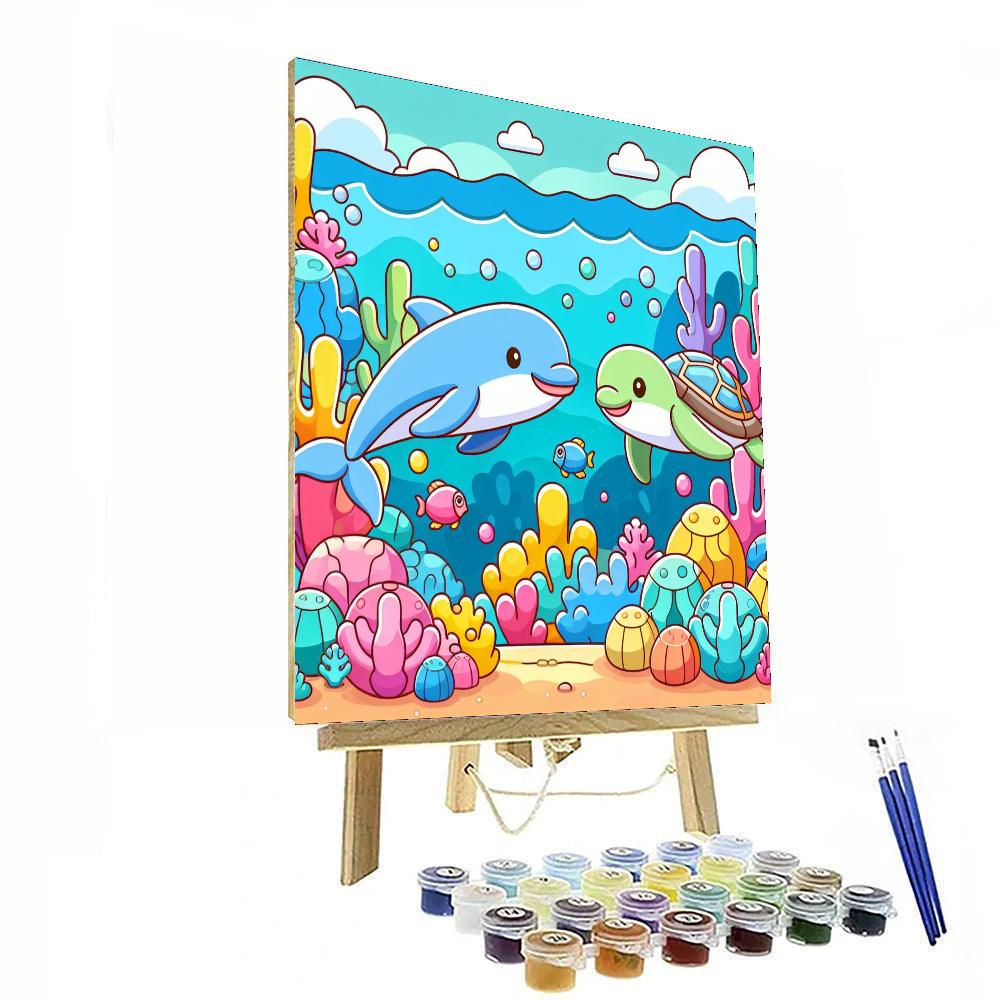 Coastal Critters Paint By Number