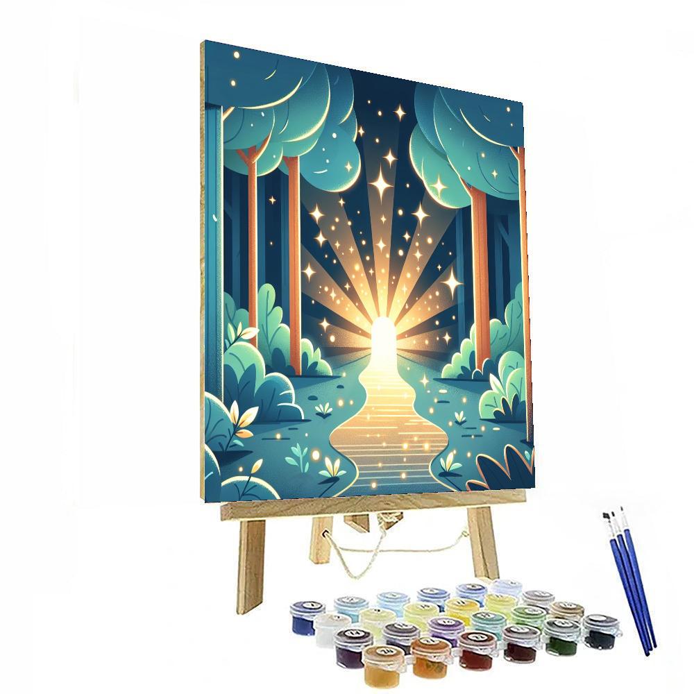 Mystical Pixie Path DIY Paint By Numbers