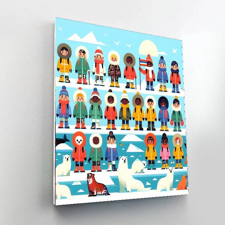 Artic Polar Adventure Paint By Number