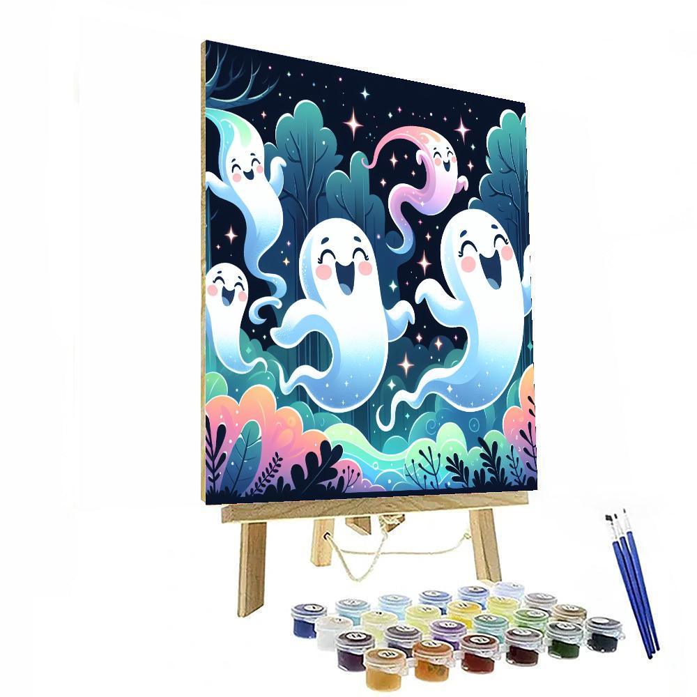 Galloping Ghosts Paint By Numbers Art