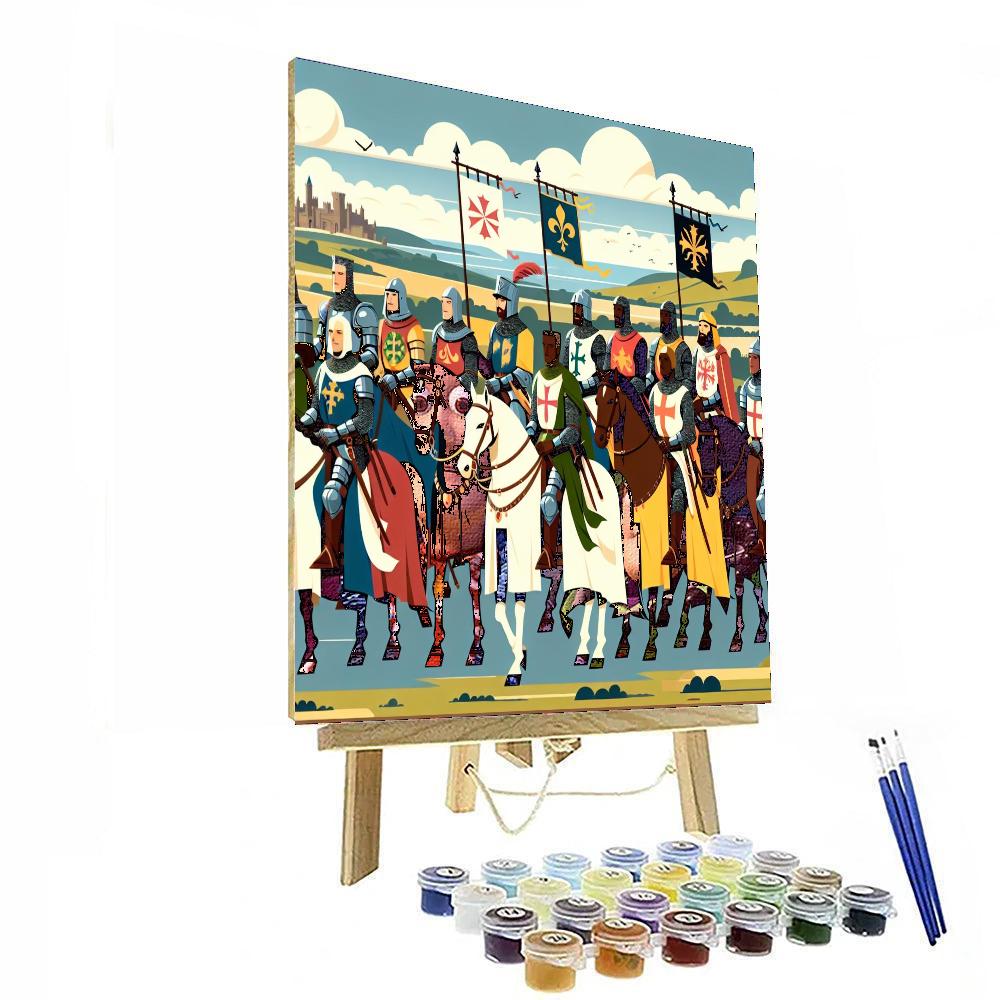 Knights Of The Kingdom DIY Paint By Numbers