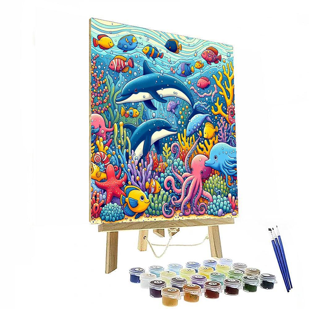 Fairytale Under The Sea Paint By Numbers