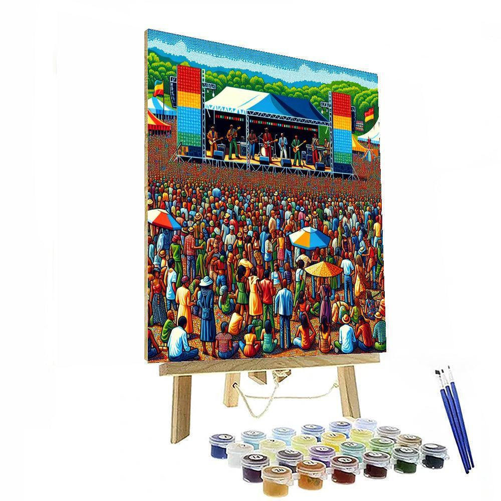 Isle Of Wight Festival - Isle Of Wight, Uk Paint By Color