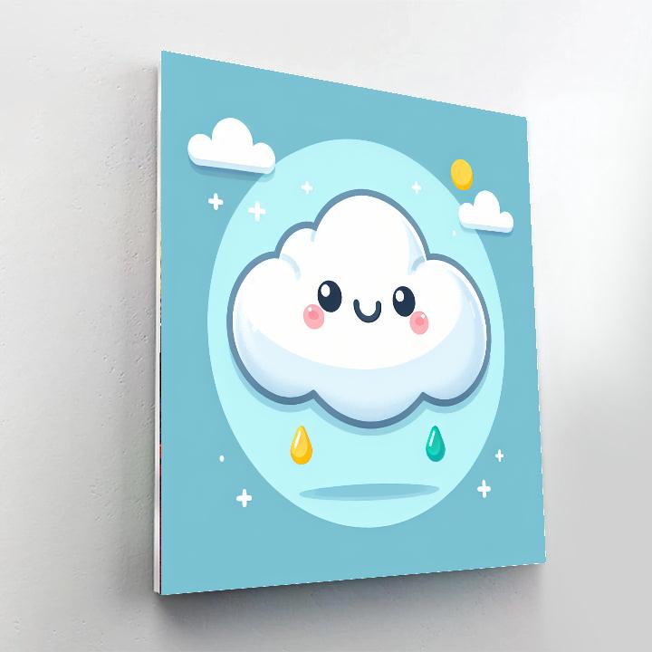 Bubbly Cloud Paint By Color