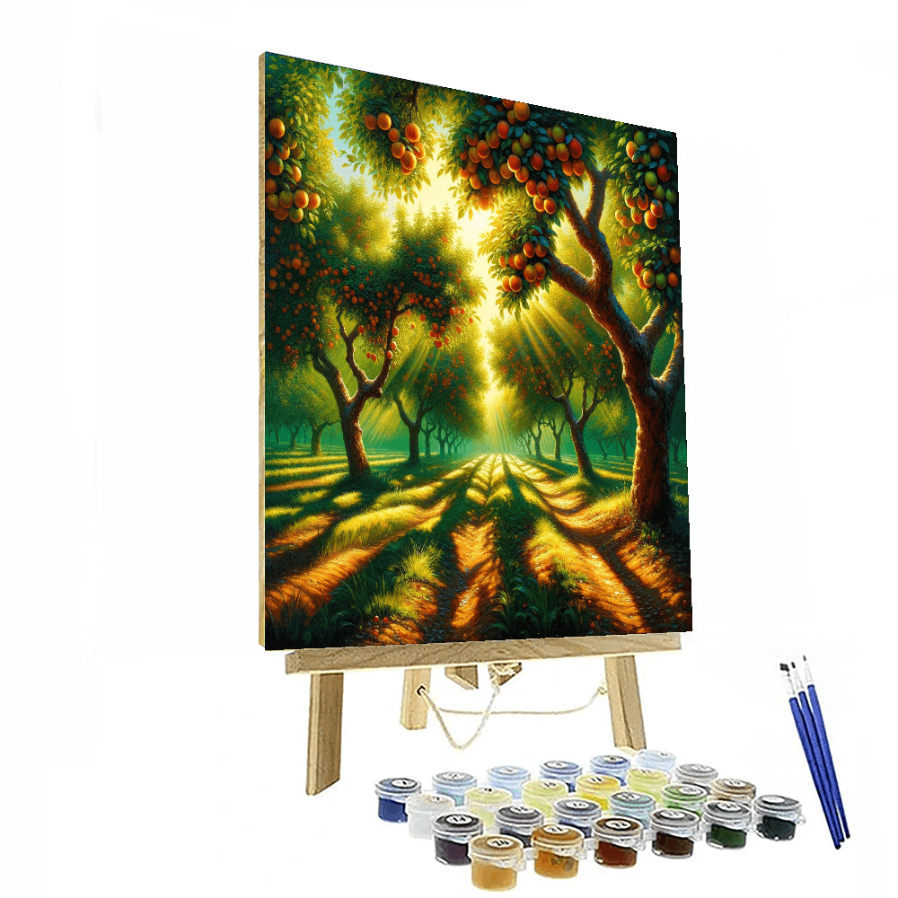 Charming Orchard Morning DIY Paint By Numbers
