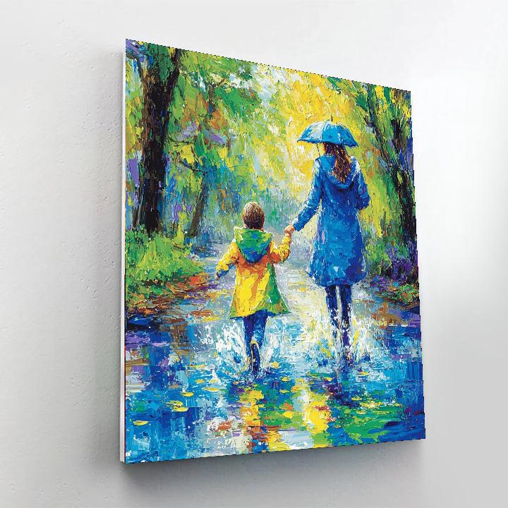 Rainy Day Joys Paint By Numbers