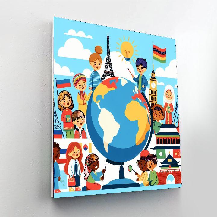 World Explorer Journey Painting By Numbers Kit