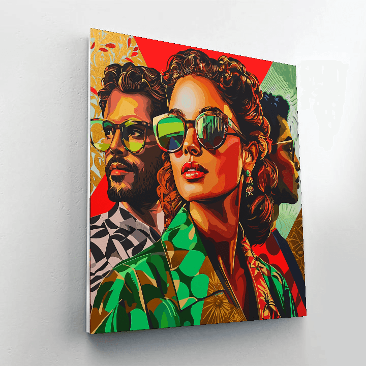 Kehinde Wiley Inspired Inspiring Historical Icons  DIY Paint By Numbers