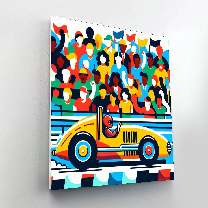 Race Car Championship Painting By Numbers Kit