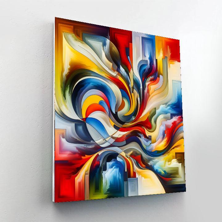 Colorful Abstract Expressions Painting By Numbers Kit