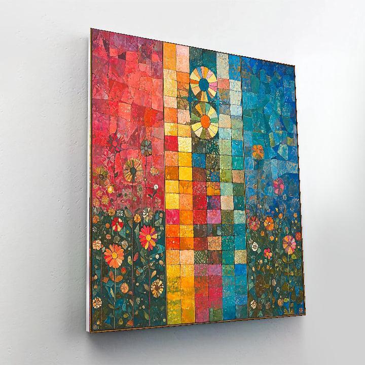 Paul Klee Inspired Kaleidoscope Of Echoes  Paint By Numbers Art