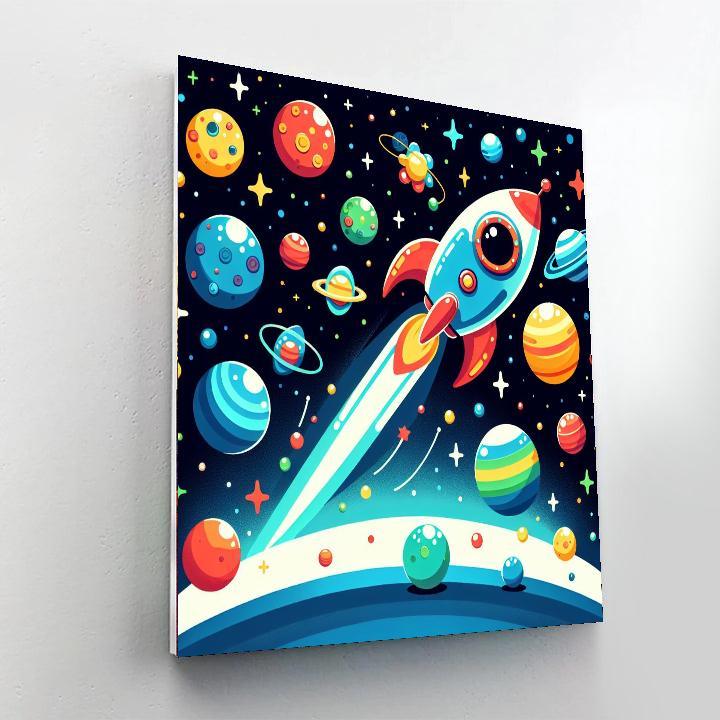 Journey Through Space Paint By Numbers Art