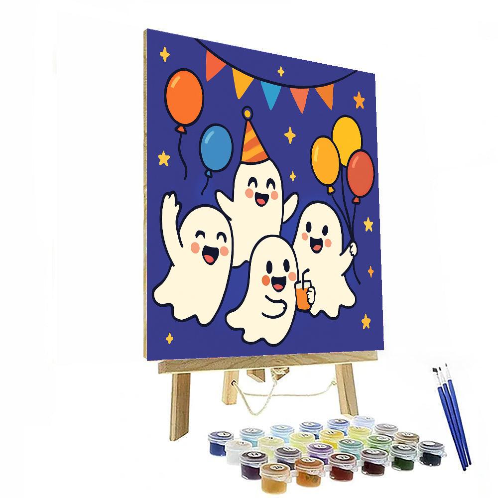 Friendly Ghost Party Paint By Numbers Kits