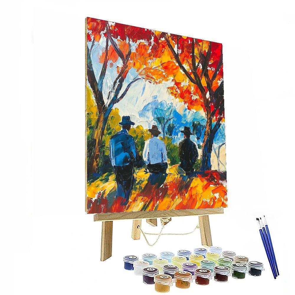 Pablo Picasso Inspired Friends In Nature  Paint By Numbers Kits