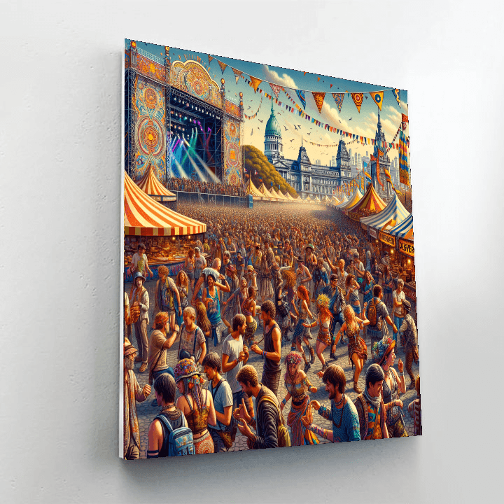 Lollapalooza Argentina Number Painting