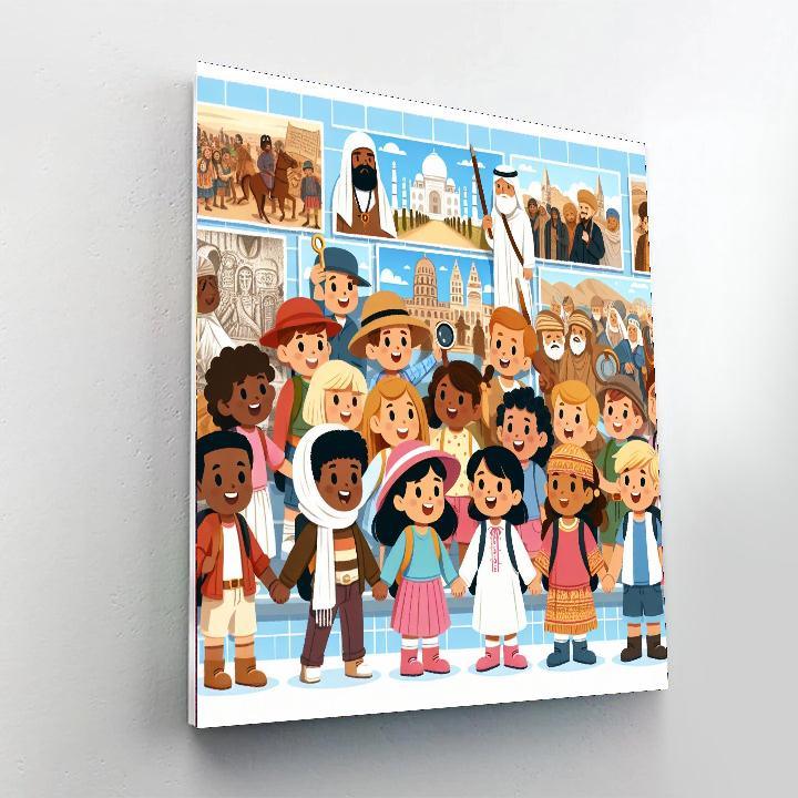 Historical Journey Chronicles Painting Number Kit