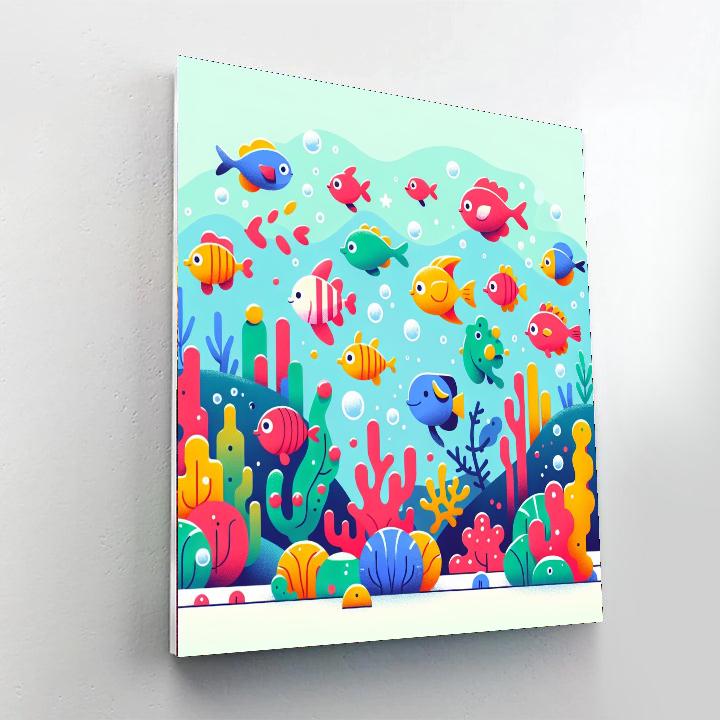 Under The Sea Spectacle Painting By Numbers Kit