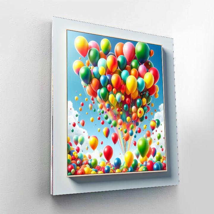 Magical Balloon Festival Paint By Color