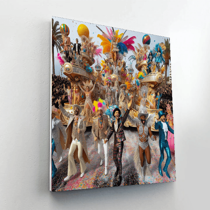 The Carnival Of Nice - France Paint By Numbers Kits