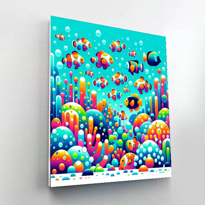 Underwater Wonderscape Paint By Numbers Art