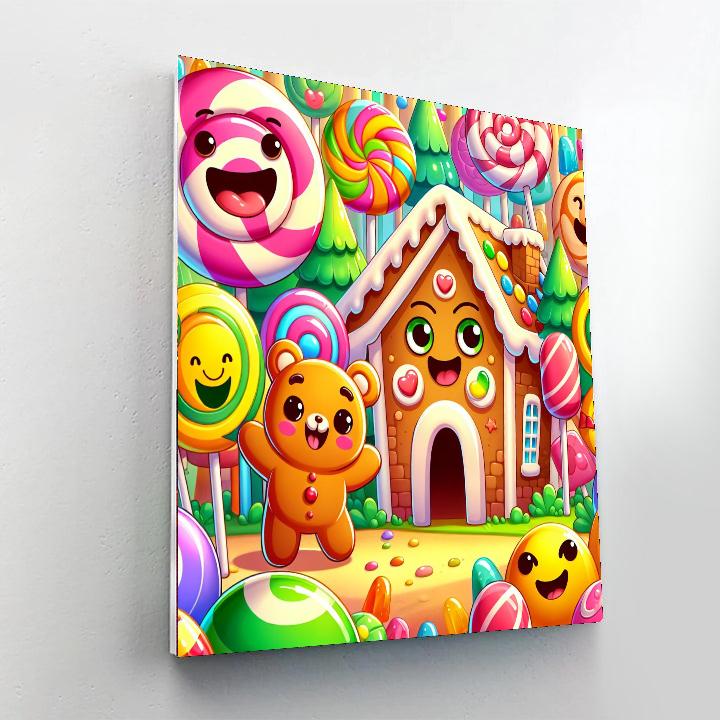 Magical Candy Kingdom Painting Number Kit