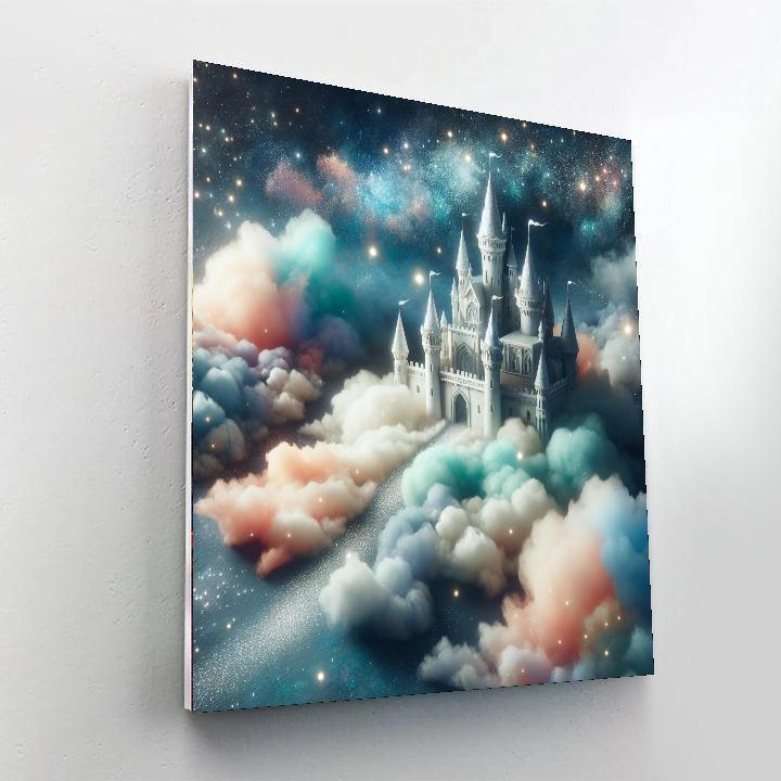 Fantasy Castle Under The Stars DIY Paint By Numbers