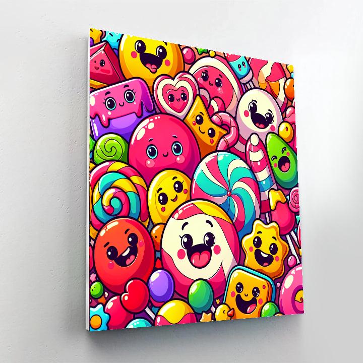 Candy Wonderland Paint By Numbers Kits