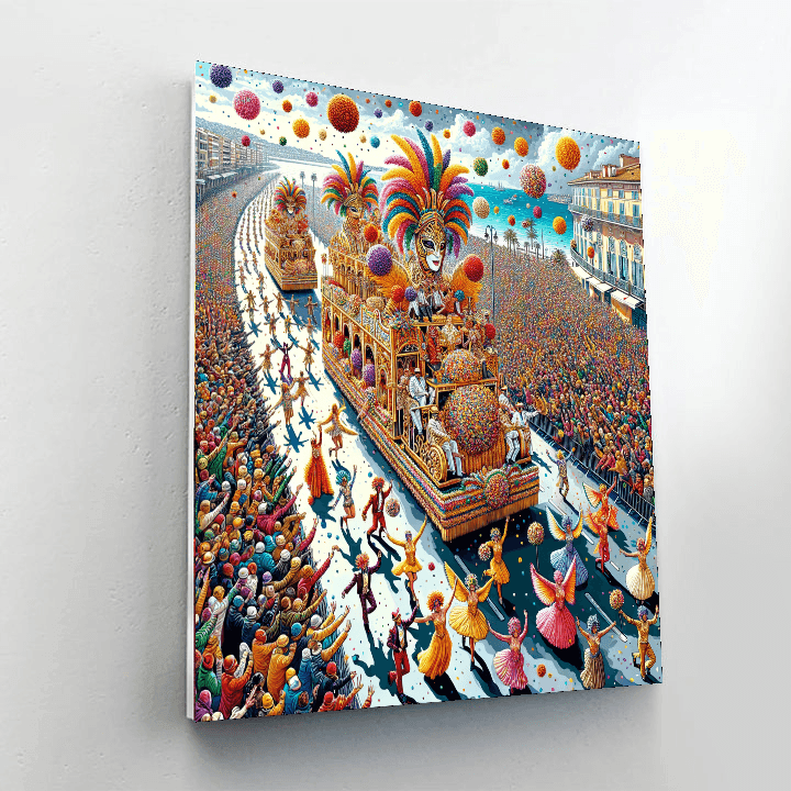 Mardi Gras - Nice, France Paint By Color