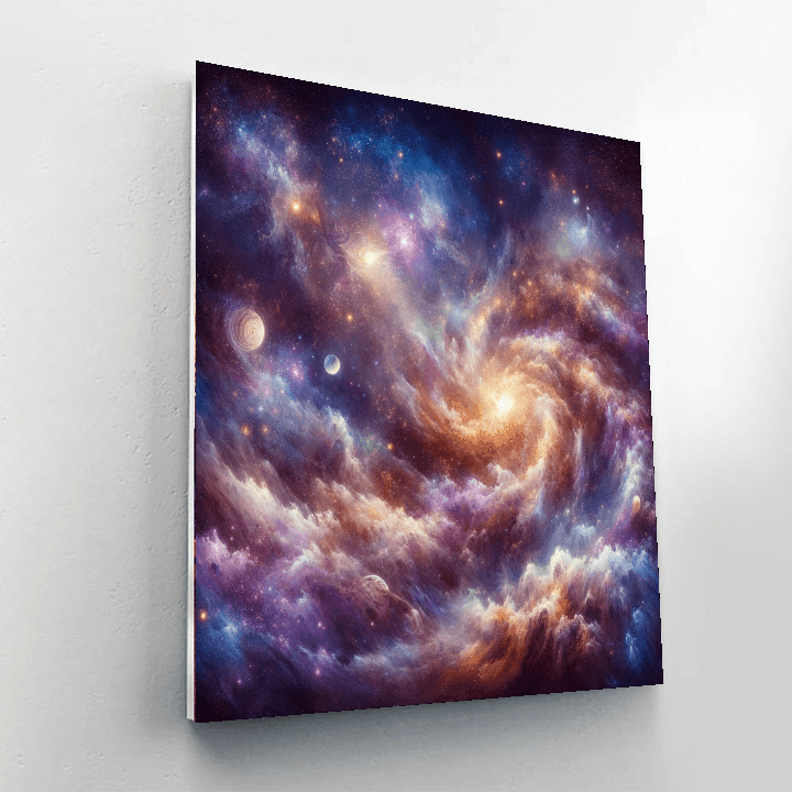 Imaginative Galaxy Journey DIY Paint By Numbers