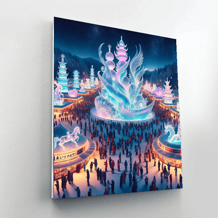 Sapporo Snow Festival - Sapporo, Japan Paint By Color