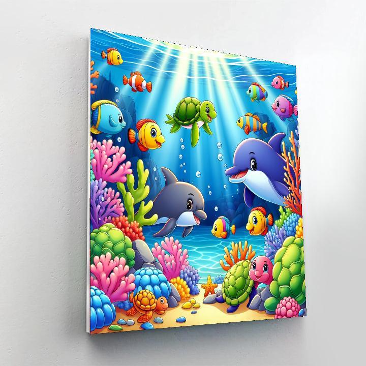 Underwater Adventure For Little Explorers Numbered Painting Kits