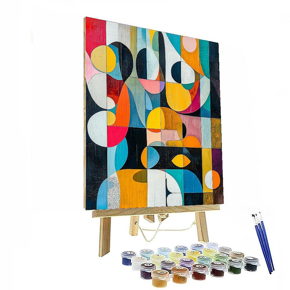 Joan Miró Inspired Imaginary Dimensions  Number Painting