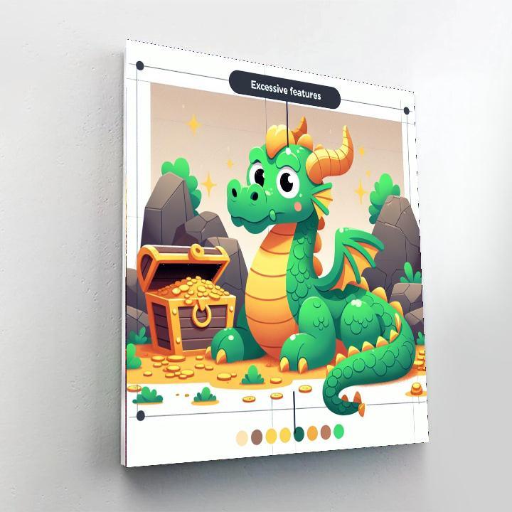 Curious Dragon Adventure Paint By Number