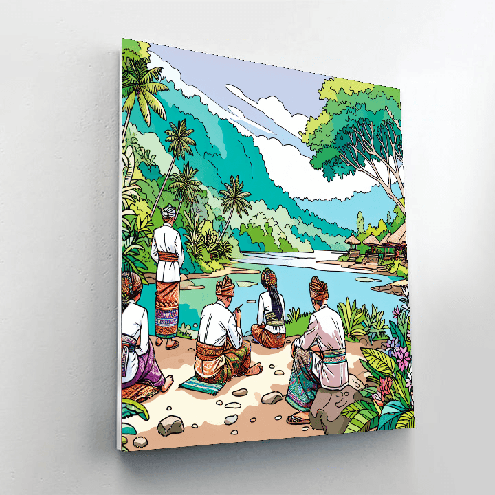 Day Of Silence - Indonesia Number Painting