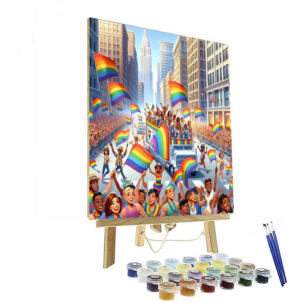 Pride Toronto - Canada Painting Number Kit