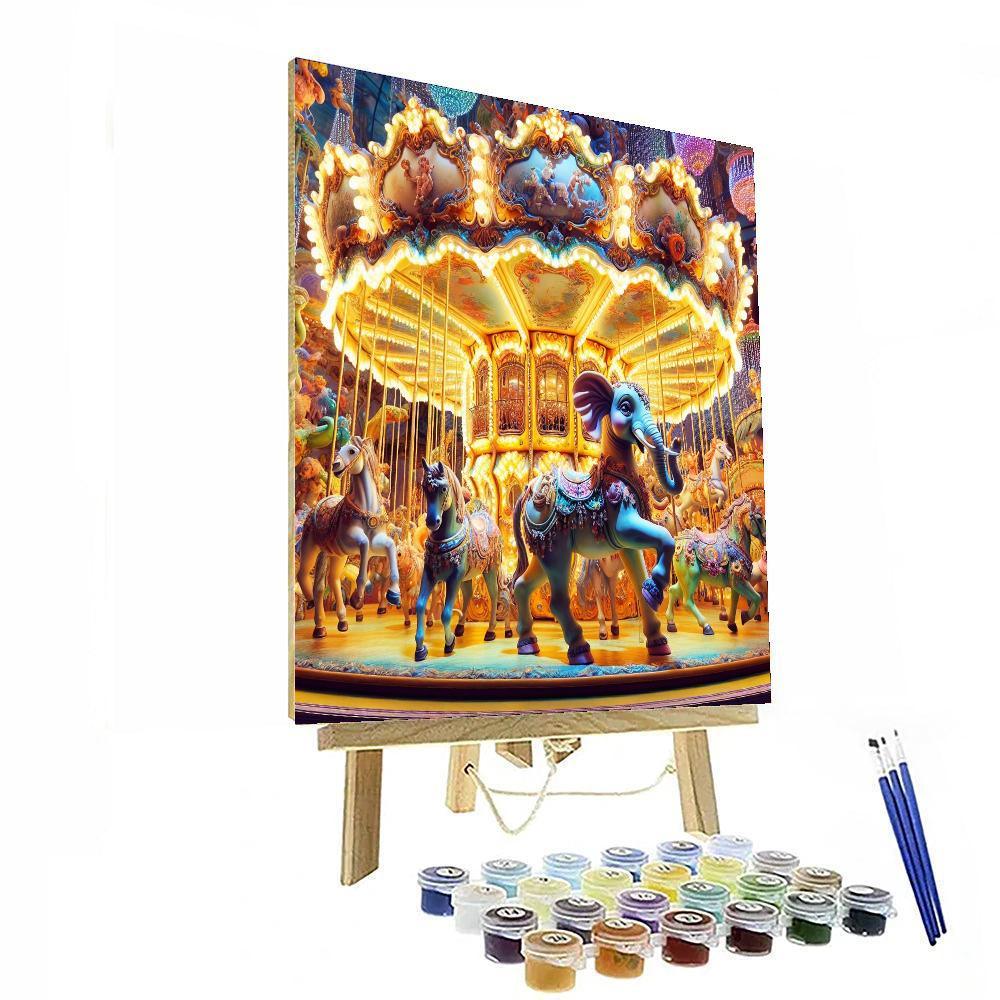 Charming Carousel Dreams Paint By Numbers Kits