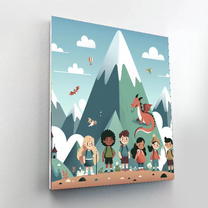 Adventure At Dragon’s Peak Paint By Color