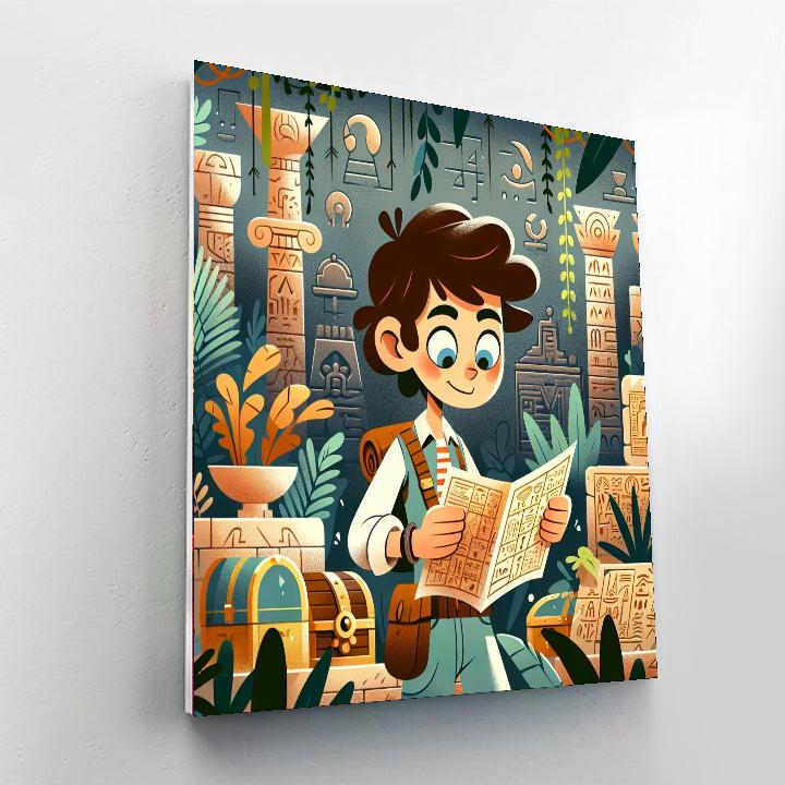 Mystery Of The Lost Treasure Number Painting