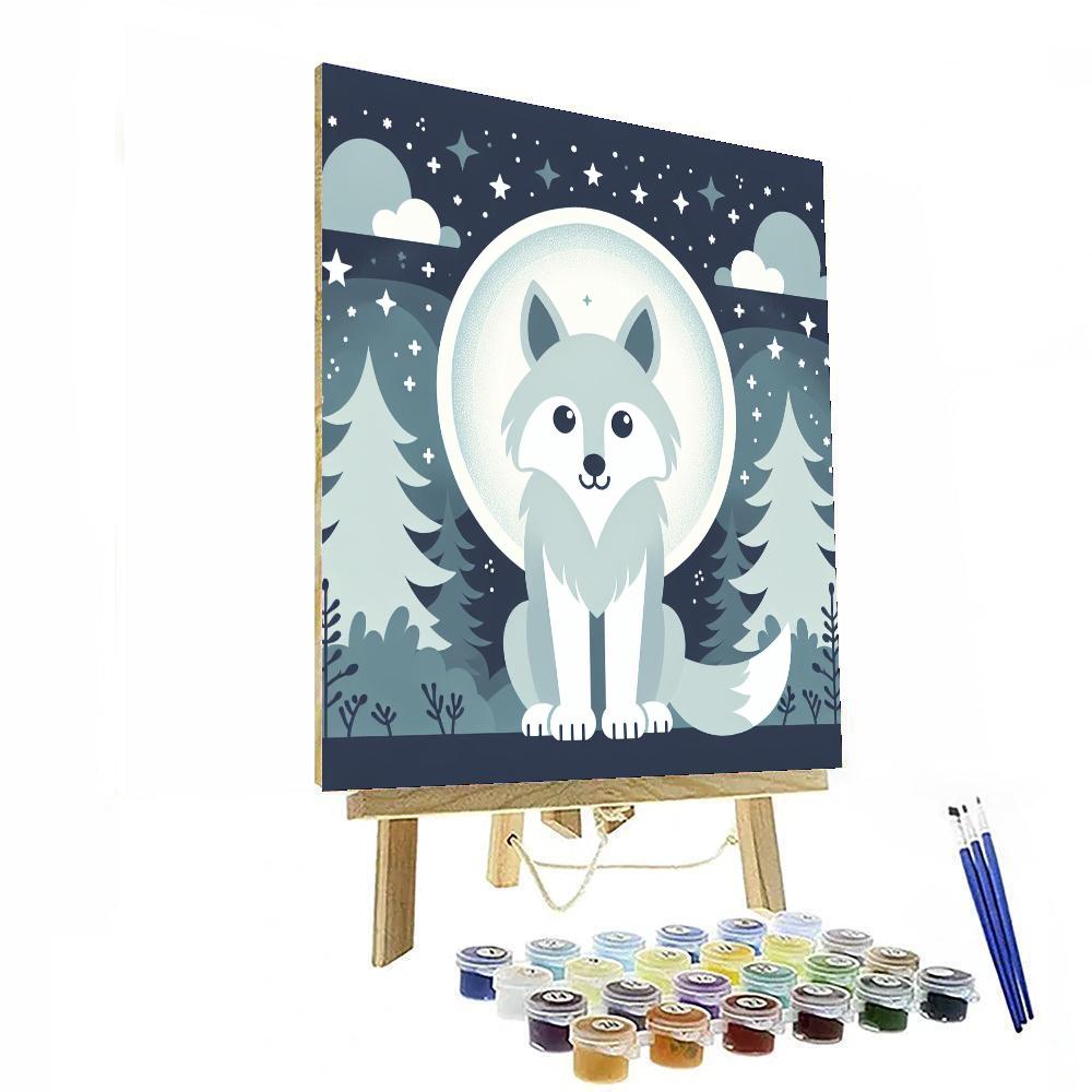 Wondrous Wolf DIY Paint By Numbers