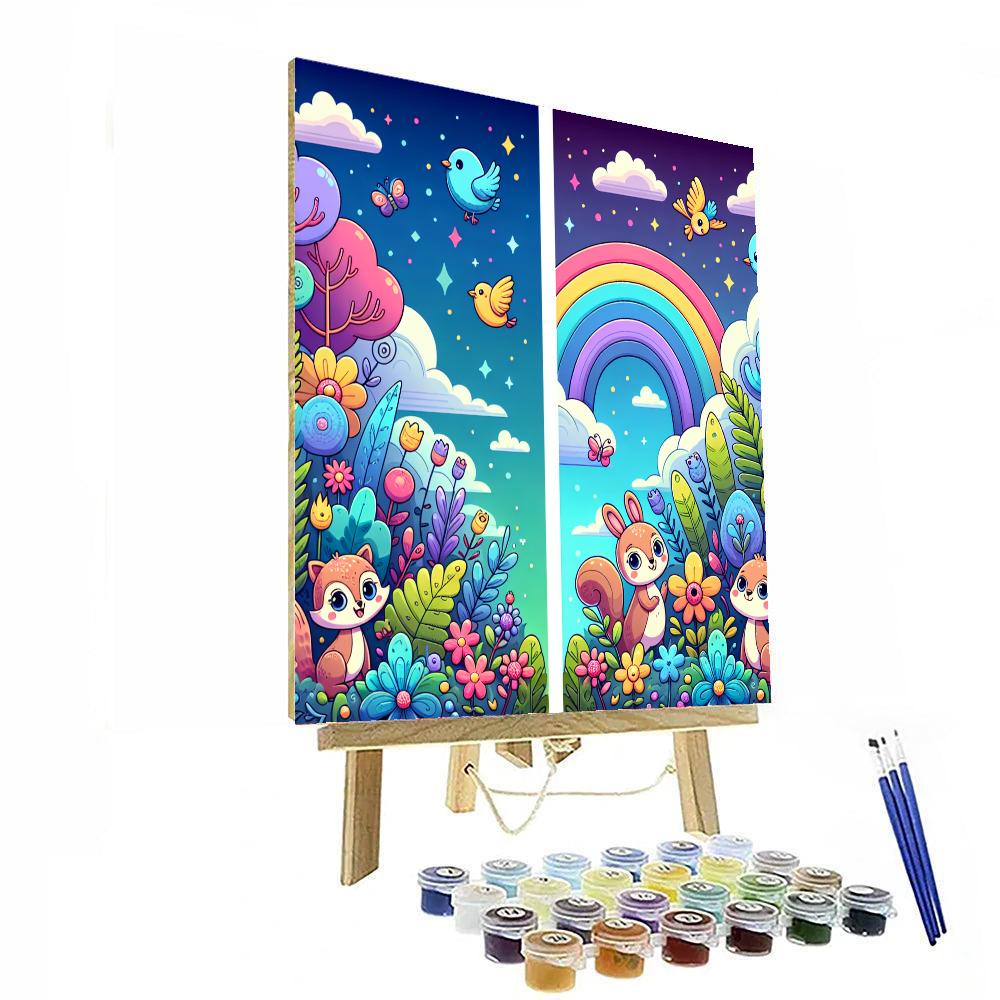 A Magical Garden Of Wishes Paint By Numbers Kits