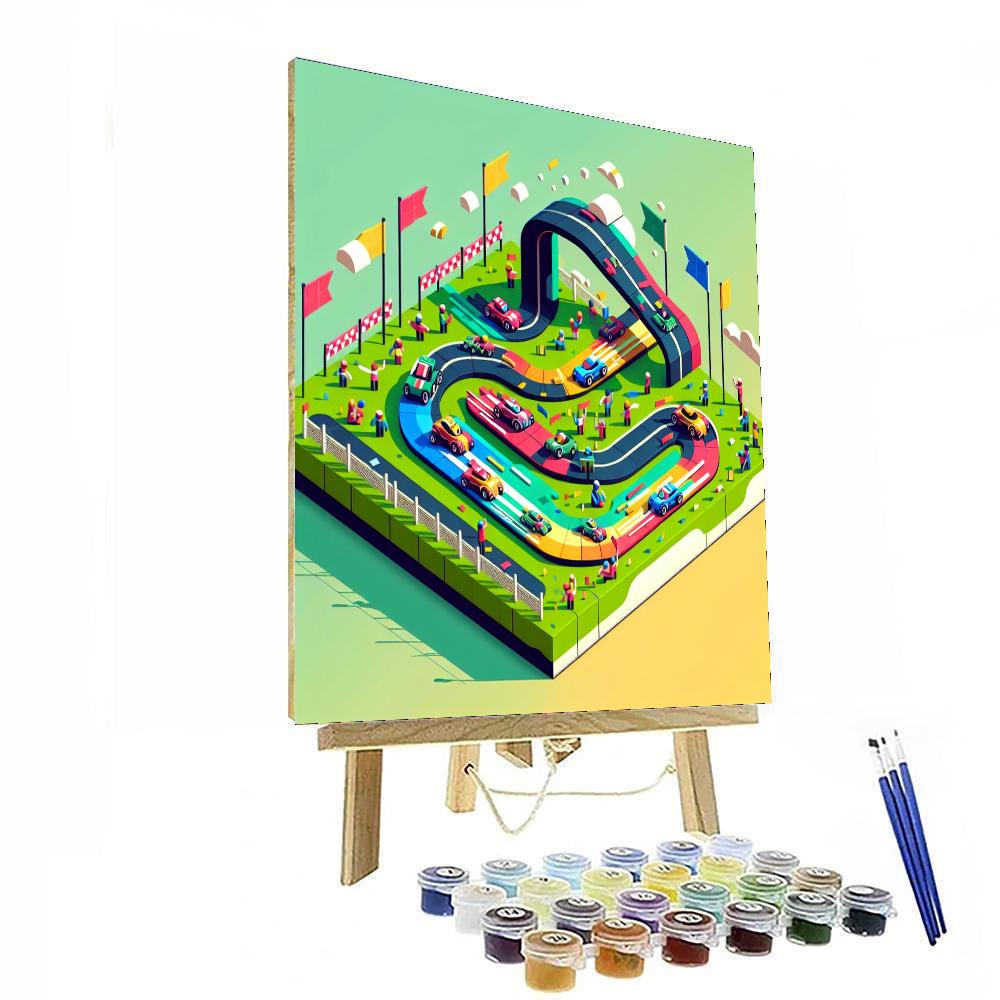 Miniature Racing World Painting Number Kit