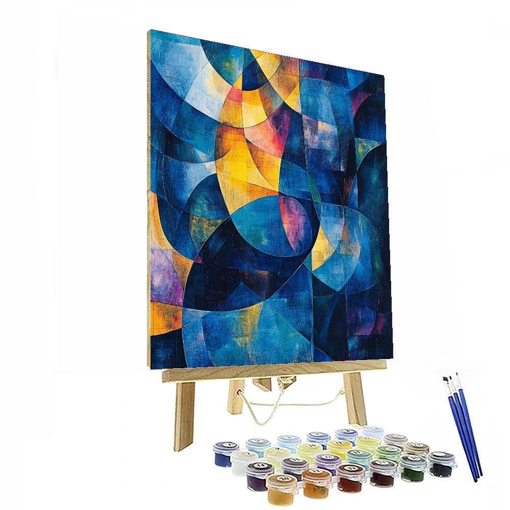Paul Klee Inspired Rhythm Of Color  Numbered Painting Kits