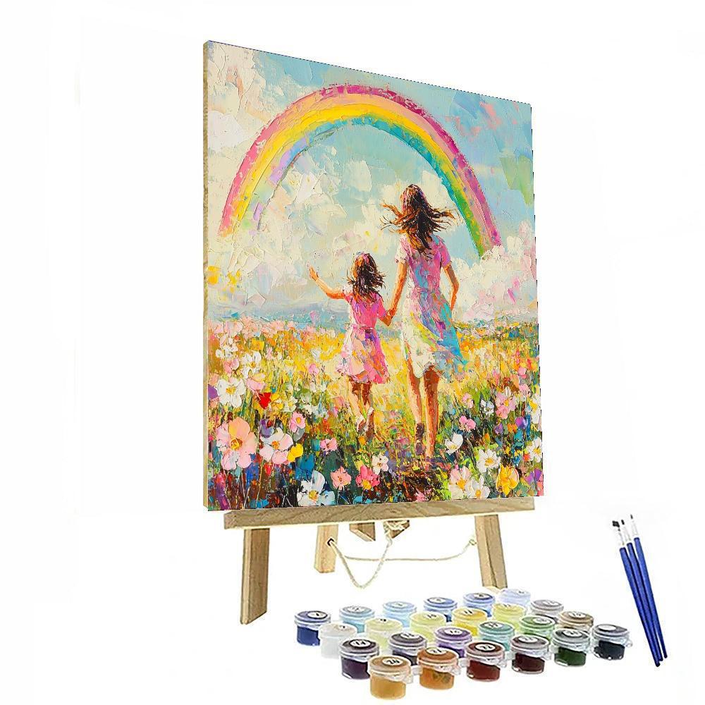 Under The Rainbow Of Dreams Paint By Numbers Kits