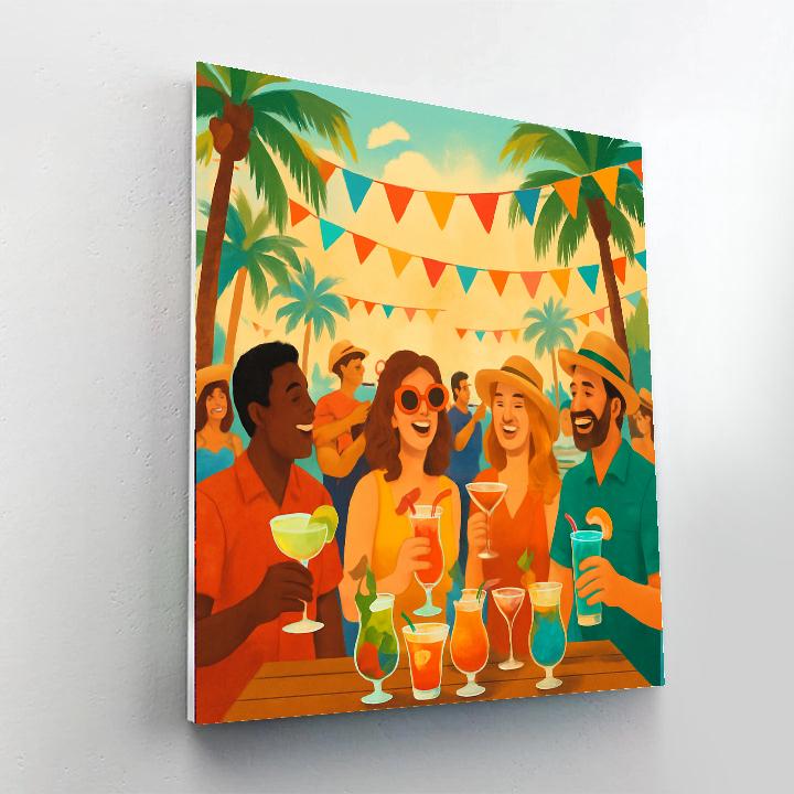 Harvey's Wallbanger Day DIY Paint By Numbers